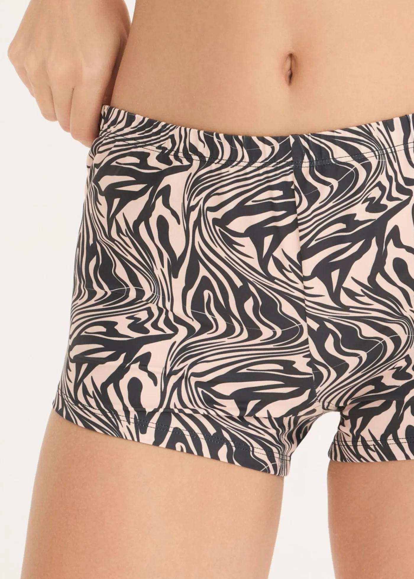 bonprix bonprix Bragas|Novedades>Bóxers de microfibra lisa para mujer (4 unidades) estampado cebra negro