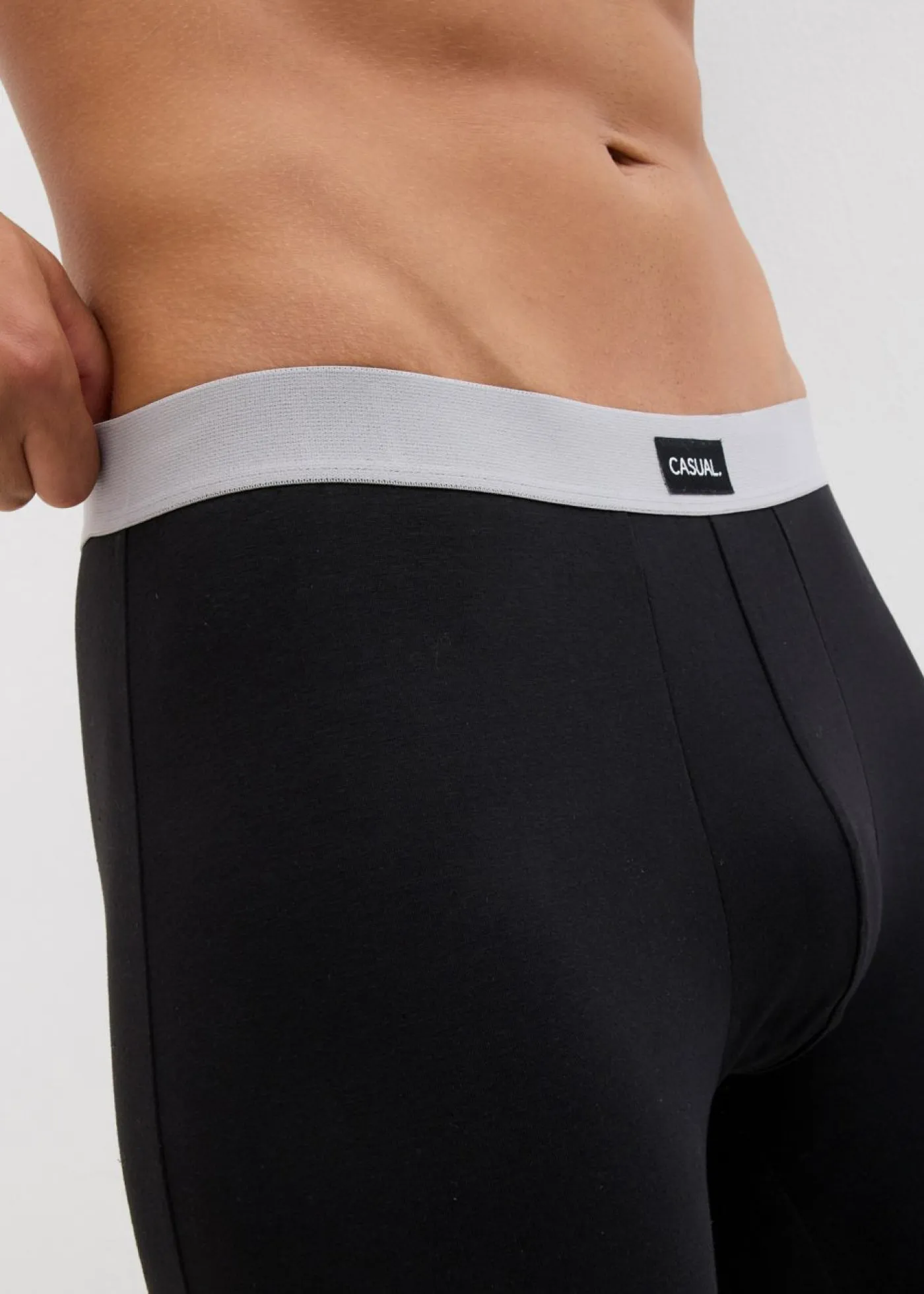 bonprix bonprix Bóxers|Ropa Interior·Bóxers>Bóxers largos ajustados de algodón (3 unidades) Negro