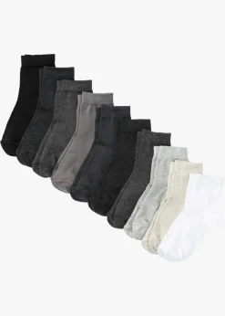 Mujer bonprix bonprix Calcetines cortos con algodón orgánico (10 pares)