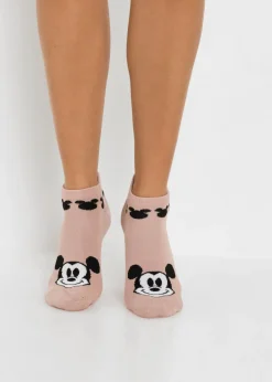 Mujer bonprix Disney Calcetines cortos de Mickey Mouse (3 pares)