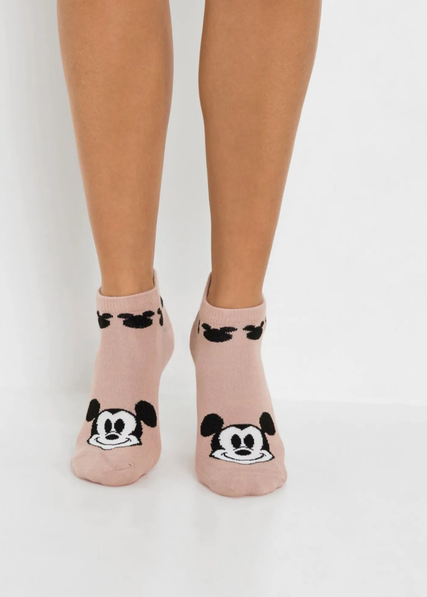Mujer bonprix Disney Calcetines cortos de Mickey Mouse (3 pares)