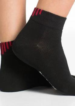 bonprix bonprix Medias|Ropa Interior·Calcetines>Calcetines deportivos con algodón orgánico (5 pares) Negro/colorido