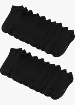 bonprix bonprix Medias|Ropa Interior·Calcetines>Calcetines deportivos con algodón orgánico (20 pares) Negro