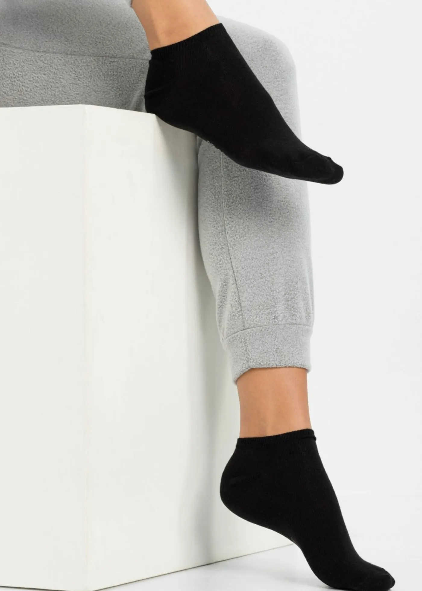 bonprix bonprix Medias|Ropa Interior·Calcetines>Calcetines deportivos con algodón orgánico (20 pares) Negro