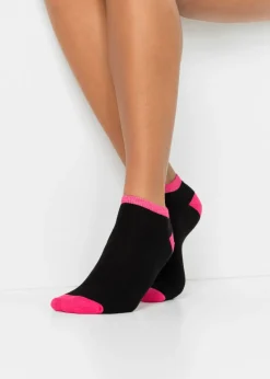 bonprix bonprix Multipack|Niño·Calcetines>Calcetines deportivos de algodón orgánico (8 pares) Negro multicolor