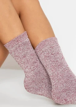 Mujer bonprix bonprix Calcetines térmicos de rizo (5 unidades) con algodón orgánico