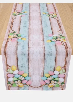 bonprix bpc living bonprix collection Primavera|Vajilla>Camino de mesa con estampado de Pascua rosa multicolor