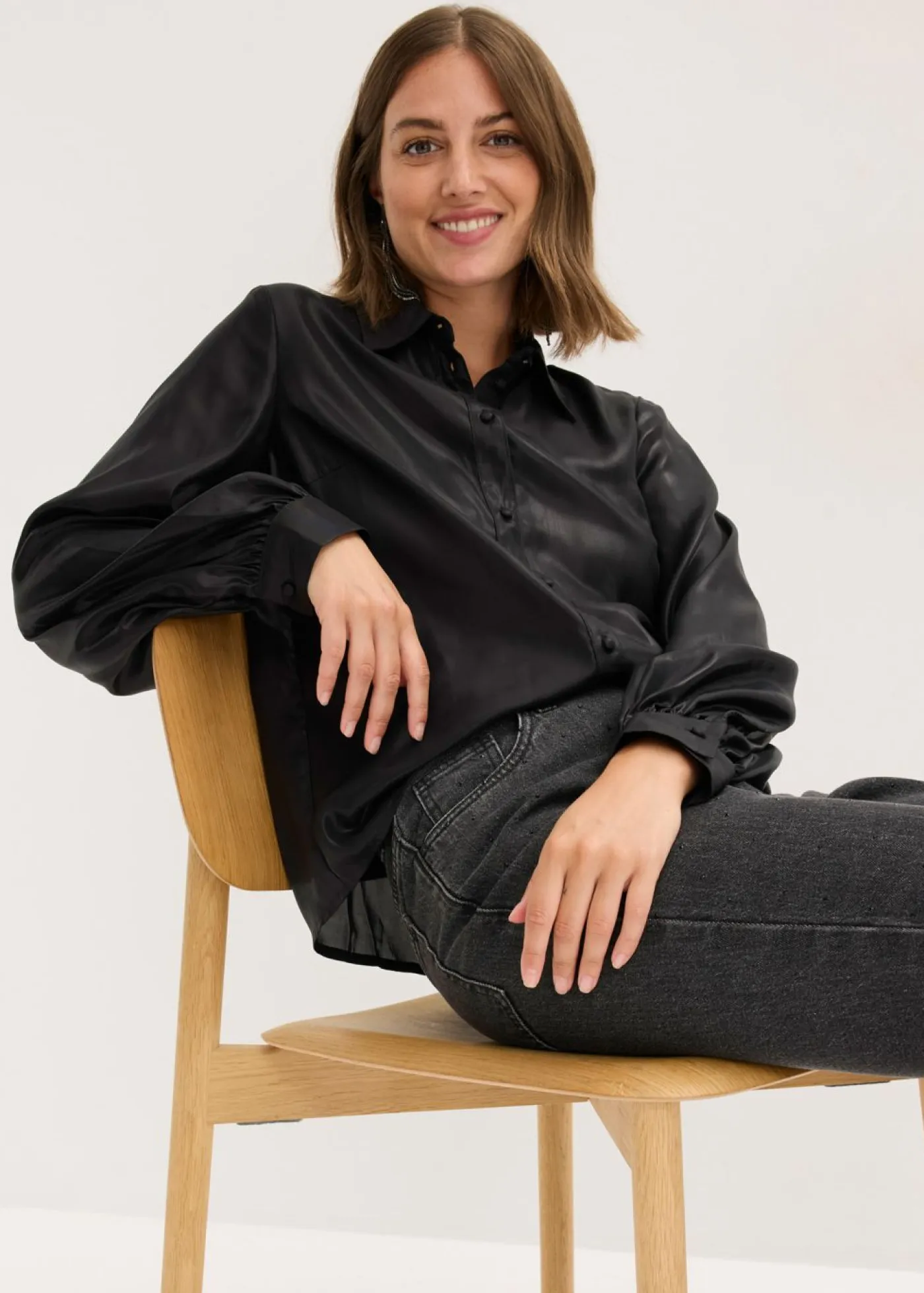 bonprix bonprix Camisas Y Blusas>Camisa Negro