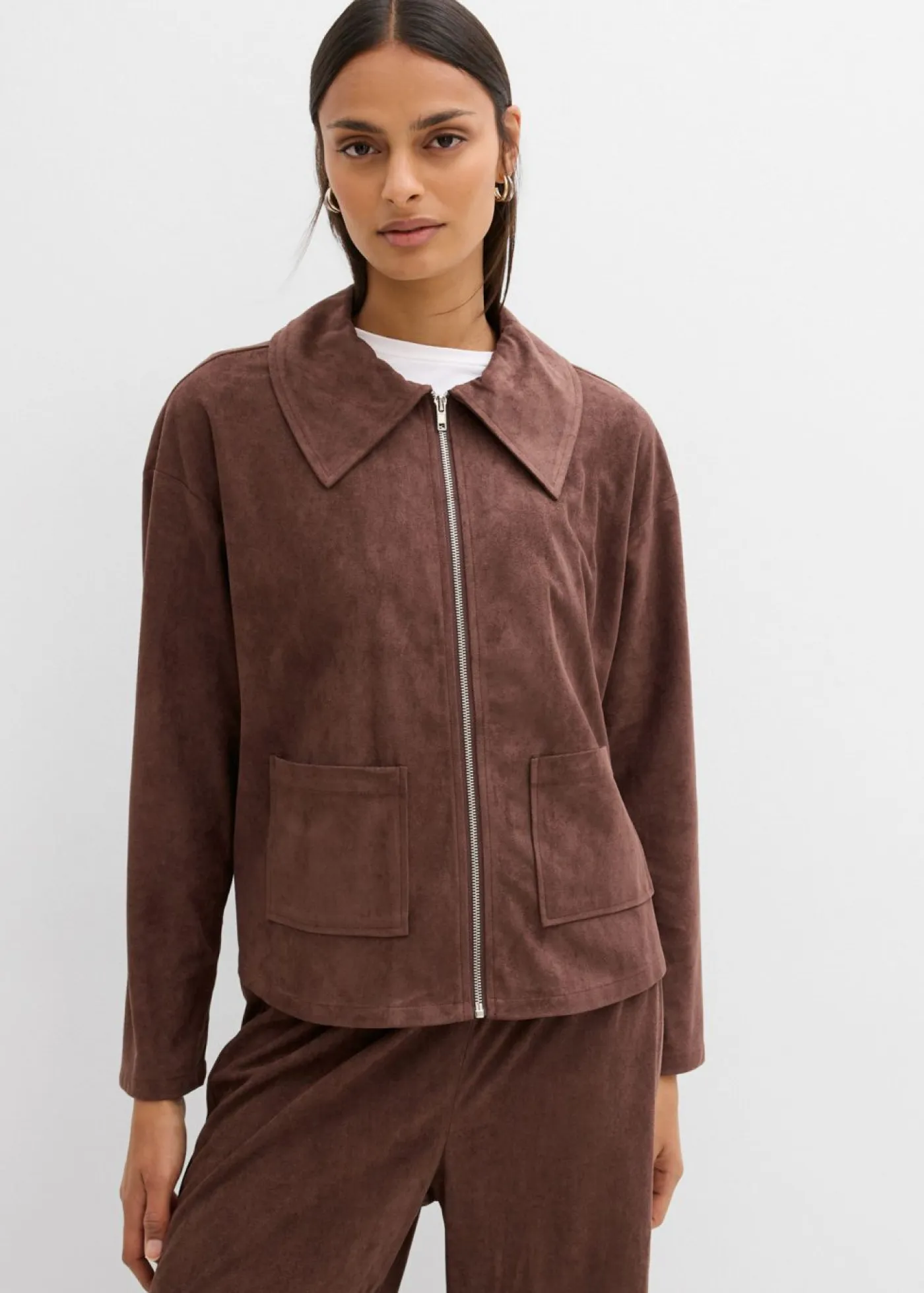 Mujer bonprix bonprix Camisa de ante sintético