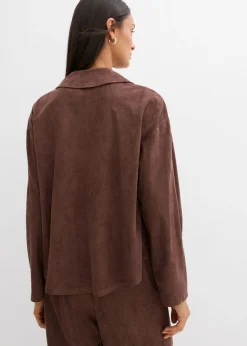 Mujer bonprix bonprix Camisa de ante sintético