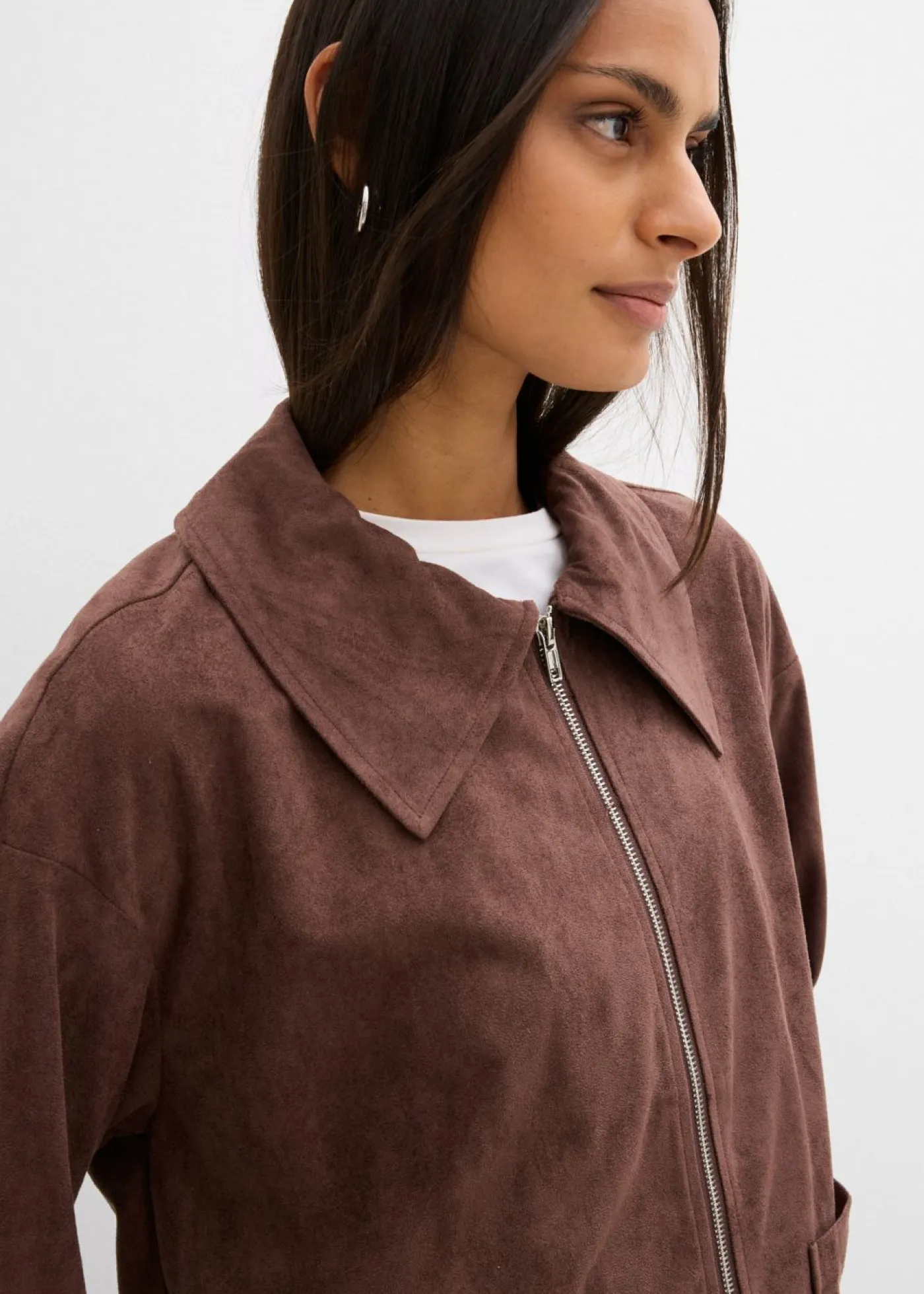 Mujer bonprix bonprix Camisa de ante sintético