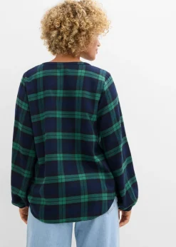 Mujer bonprix bonprix Camisa de franela de algodón puro