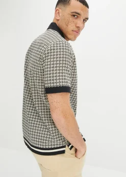 Hombre bonprix bonprix Camisa de manga corta con lino