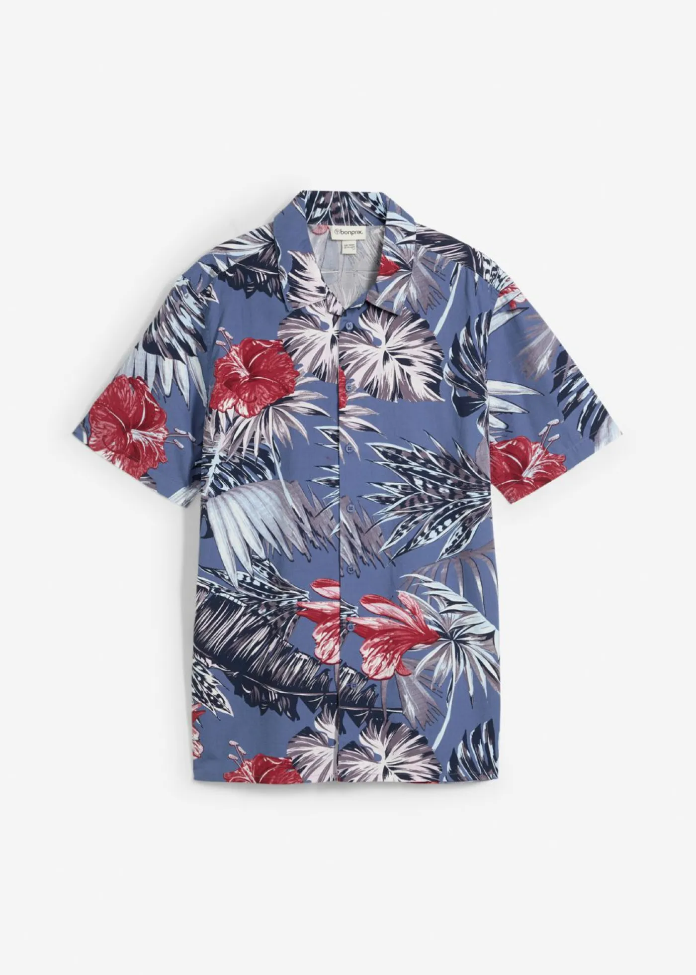 Hombre bonprix bonprix Camisa de manga corta de algodón puro