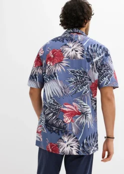 Hombre bonprix bonprix Camisa de manga corta de algodón puro