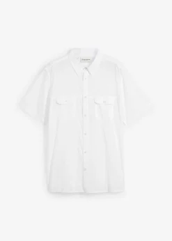 Hombre bonprix bonprix Camisa de manga corta de algodón puro