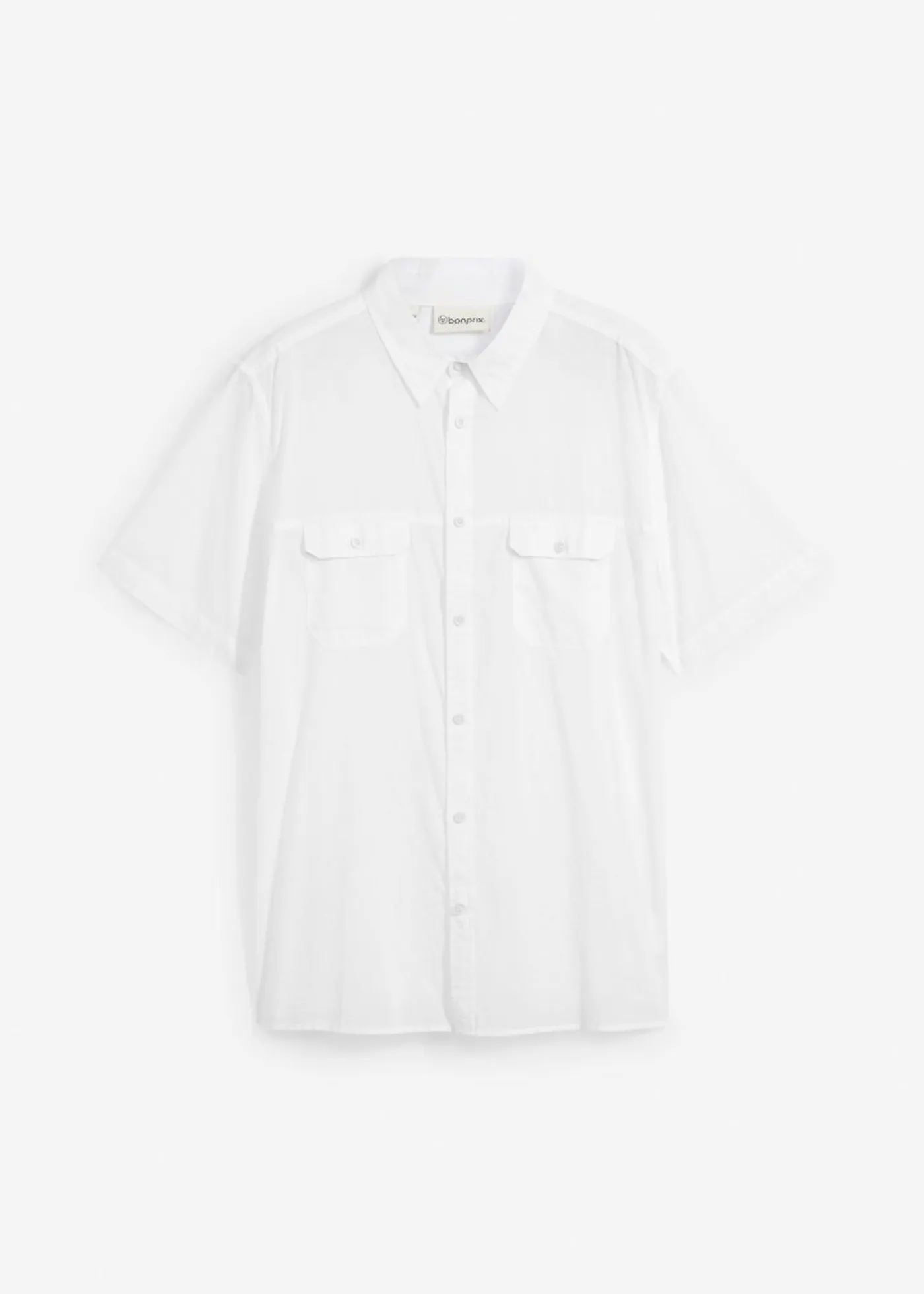 Hombre bonprix bonprix Camisa de manga corta de algodón puro