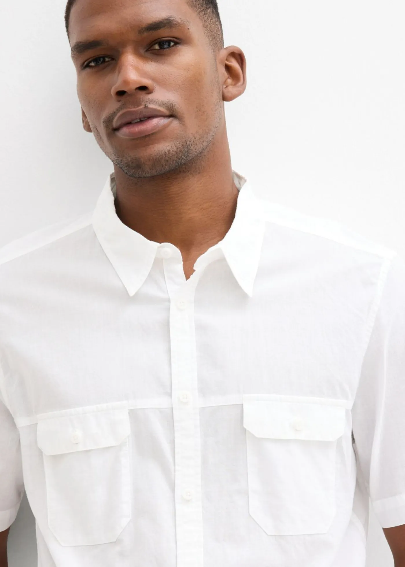 Hombre bonprix bonprix Camisa de manga corta de algodón puro