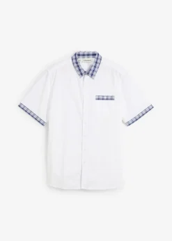 Hombre bonprix bonprix Camisa de manga corta de algodón puro