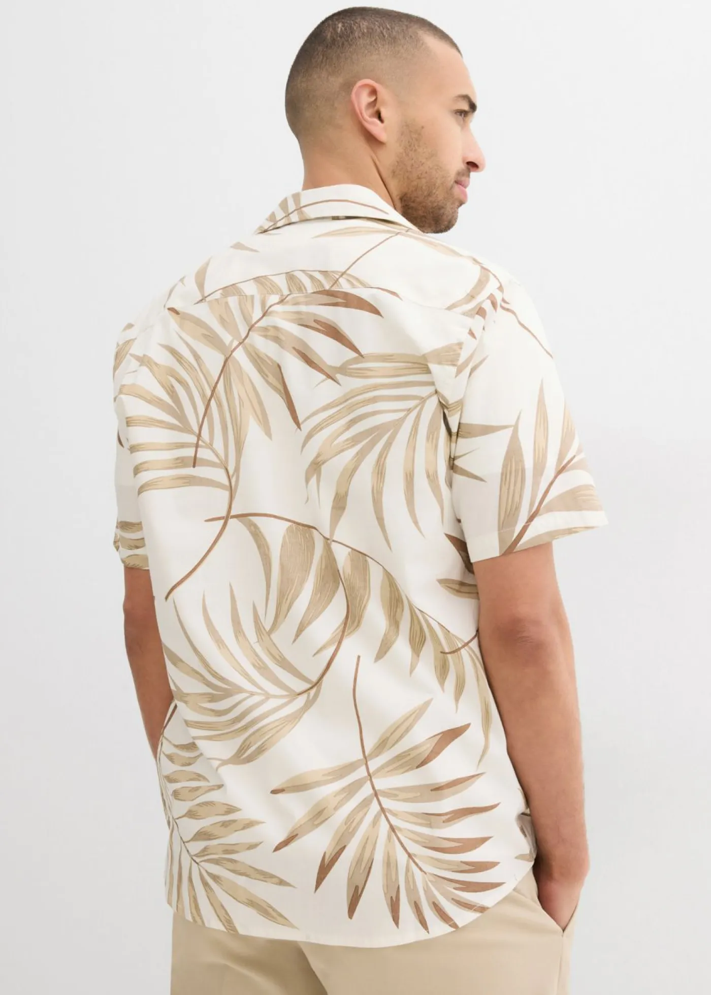 Hombre bonprix bonprix Camisa de manga corta de algodón orgánico puro