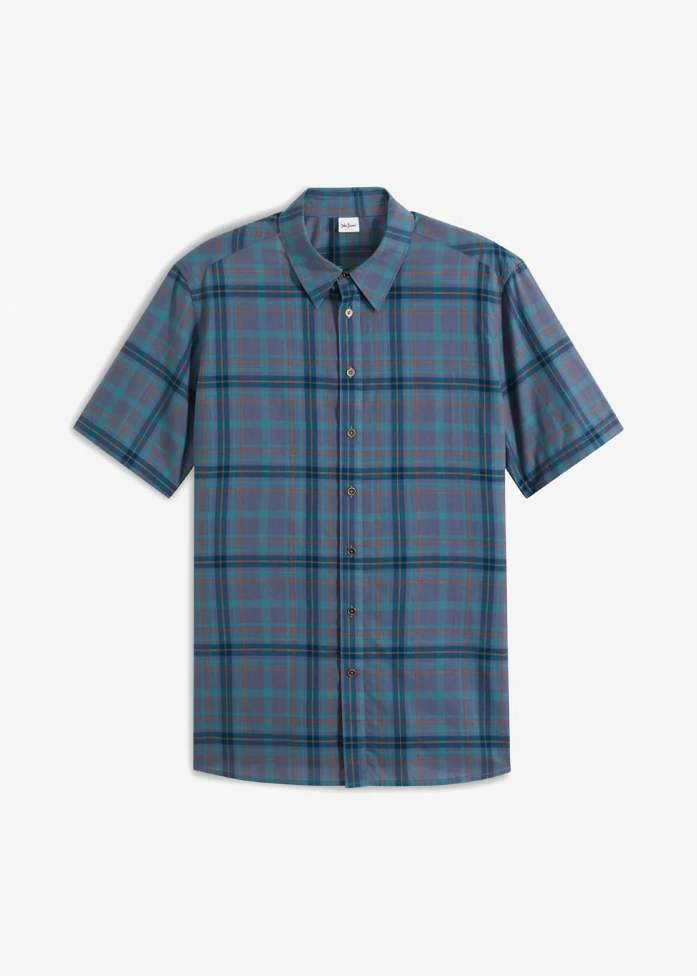 Hombre bonprix bonprix Camisa de manga corta de algodón puro