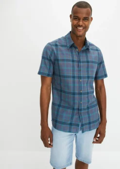 Hombre bonprix bonprix Camisa de manga corta de algodón puro