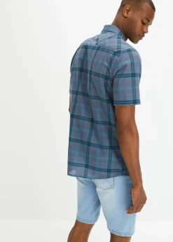 Hombre bonprix bonprix Camisa de manga corta de algodón puro