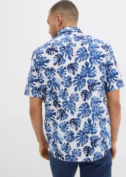 Hombre bonprix bonprix Camisa de manga corta de algodón puro