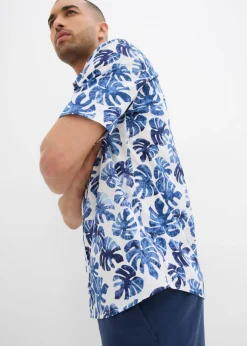 Hombre bonprix bonprix Camisa de manga corta de algodón puro