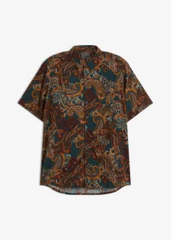 Hombre bonprix bonprix Camisa de manga corta de viscosa