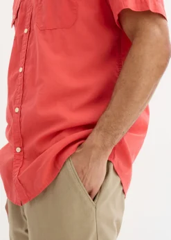 Hombre bonprix bonprix Camisa de manga corta de algodón puro