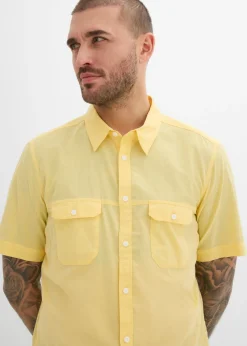 Hombre bonprix bonprix Camisa de manga corta de algodón puro