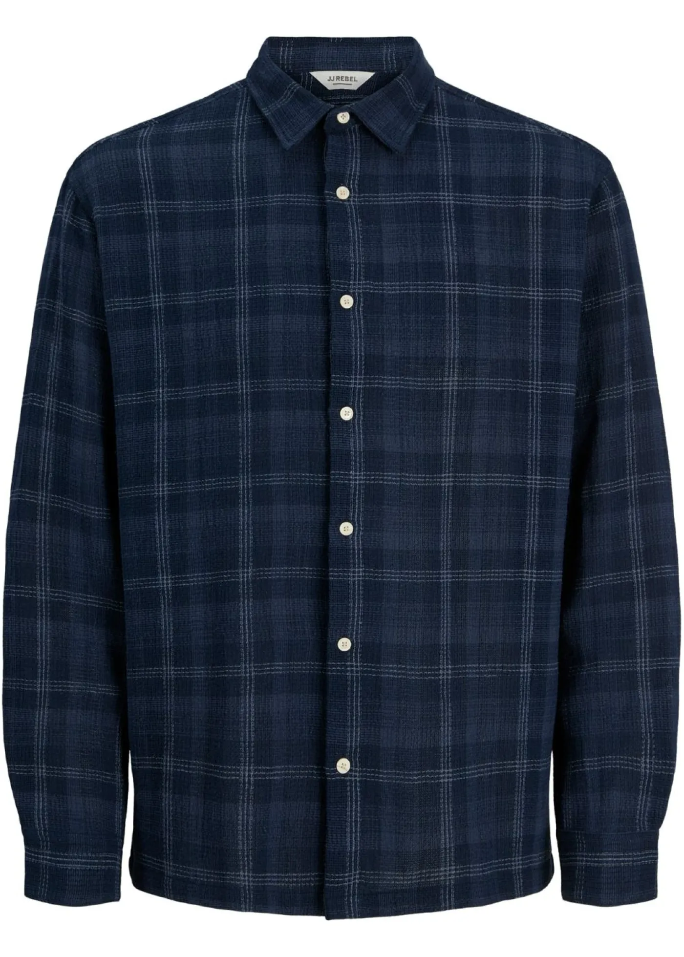 bonprix JJ REBEL Camisas|Novedades>Camisa de manga larga de JJ REBEL azul tinta a cuadros