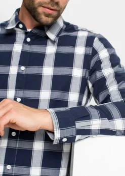 Hombre bonprix bonprix Camisa de manga larga de algodón puro