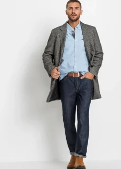 Hombre bonprix bonprix Camisa de manga larga tipo Oxford de algodón puro