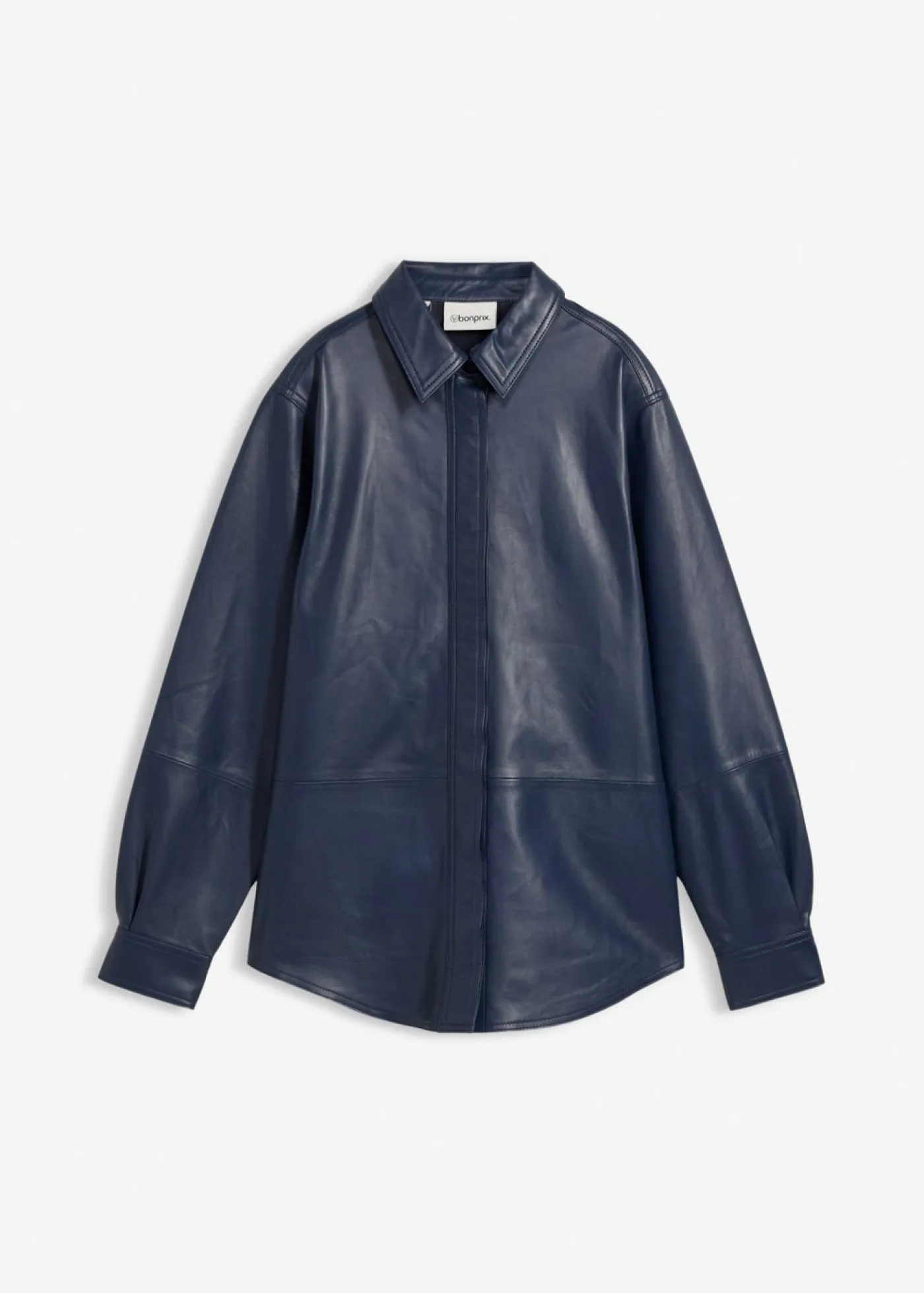 bonprix bonprix Premium|Camisas Y Blusas>Camisa de napa de cordero Azul marino