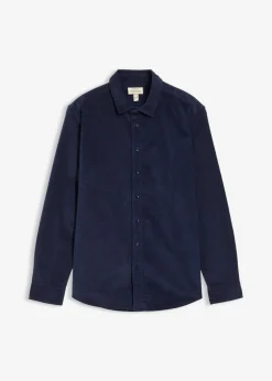 Hombre bonprix bonprix Camisa de pana elástica y suave de algodón orgánico