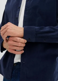 Hombre bonprix bonprix Camisa de pana elástica y suave de algodón orgánico