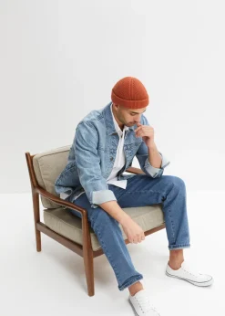 Hombre bonprix bonprix Camisa elástica de manga corta y corte slim