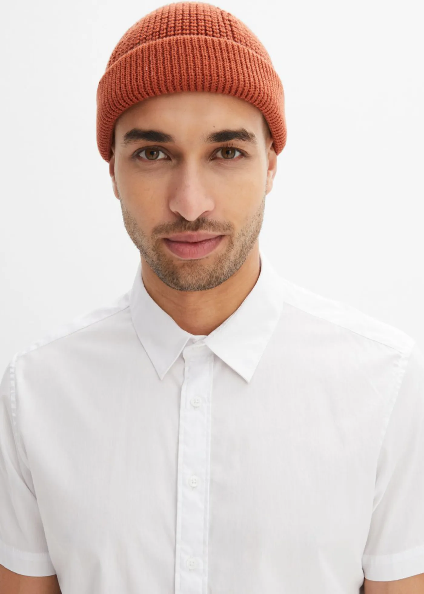 Hombre bonprix bonprix Camisa elástica de manga corta y corte slim