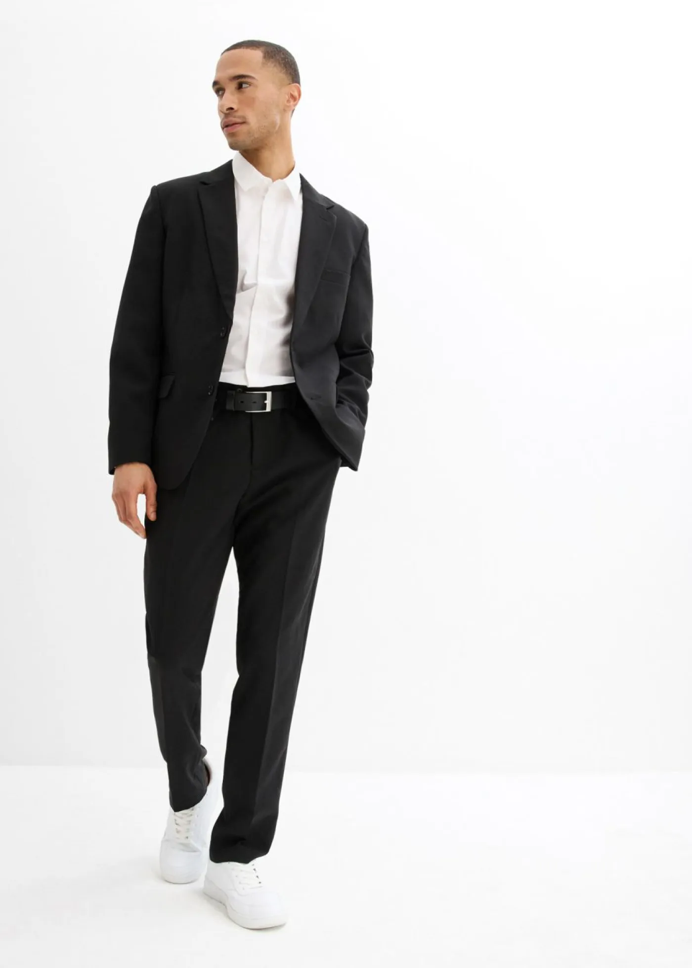 bonprix bonprix Camisas>Camisa formal de algodón puro con corte regular que no requiere planchado Blanco