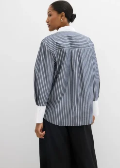 Mujer bonprix bonprix Camisa holgada de algodón puro