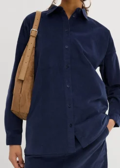 Mujer bonprix bonprix Camisa oversize de pana