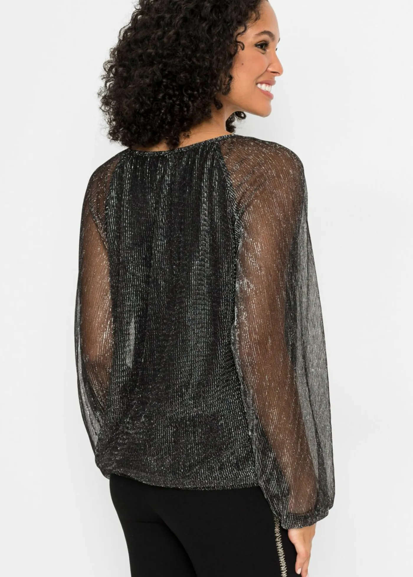 bonprix bonprix Camisetas>Camiseta Negro-plata