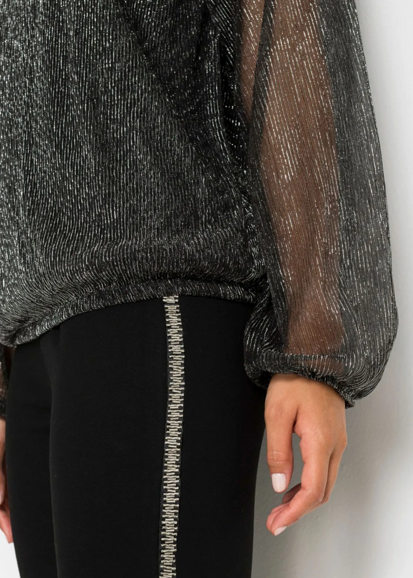 bonprix bonprix Camisetas>Camiseta Negro-plata