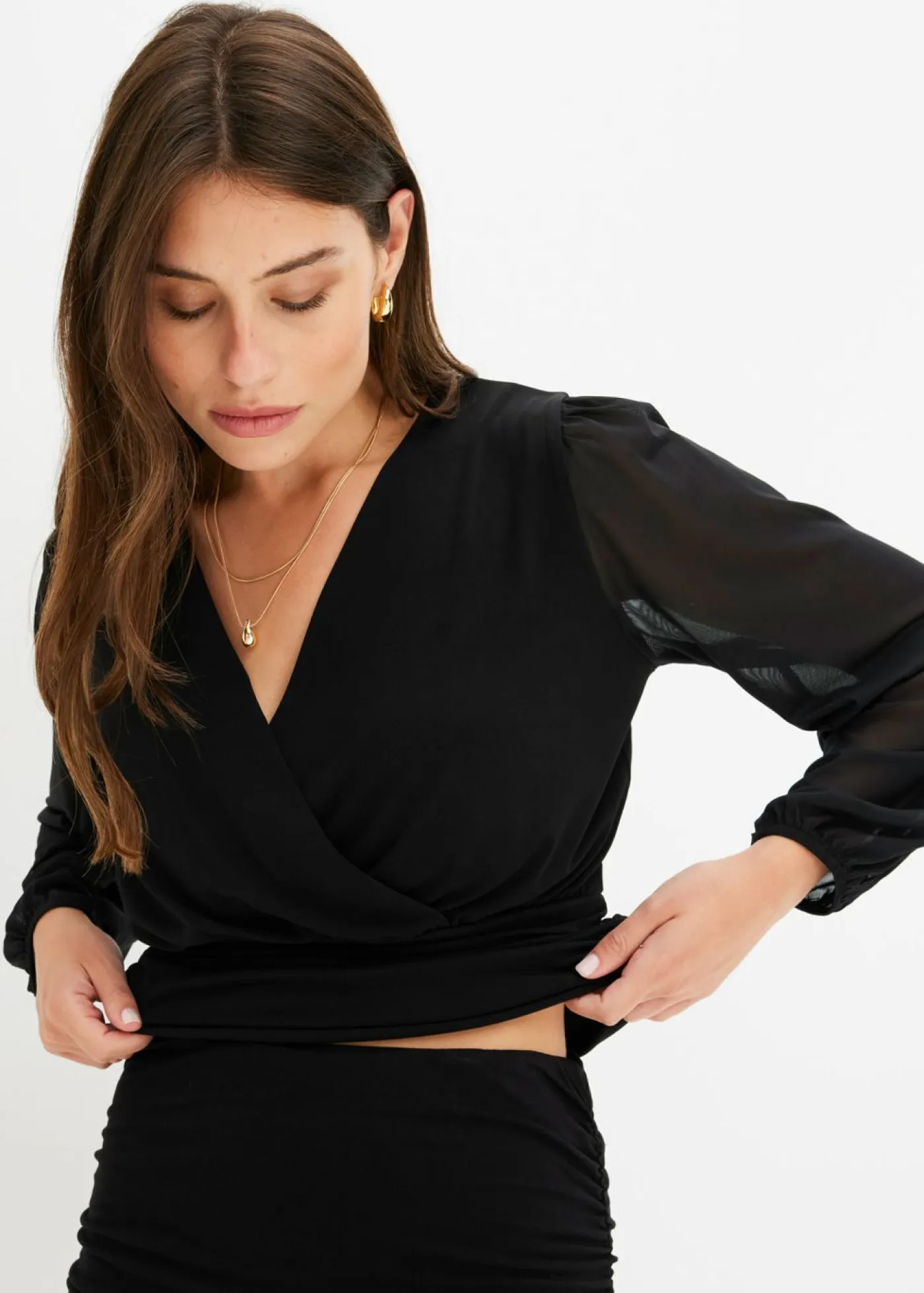 bonprix bonprix Camisetas>Camiseta Negro