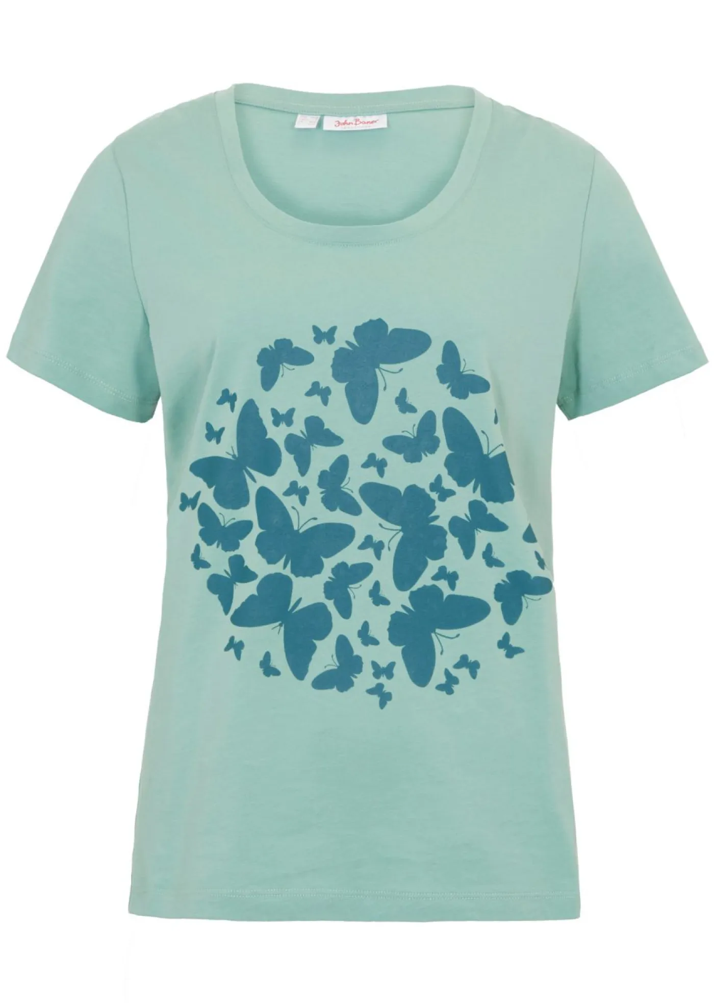 bonprix bonprix Camisetas>Camiseta Salvia-azul petróleo estampado