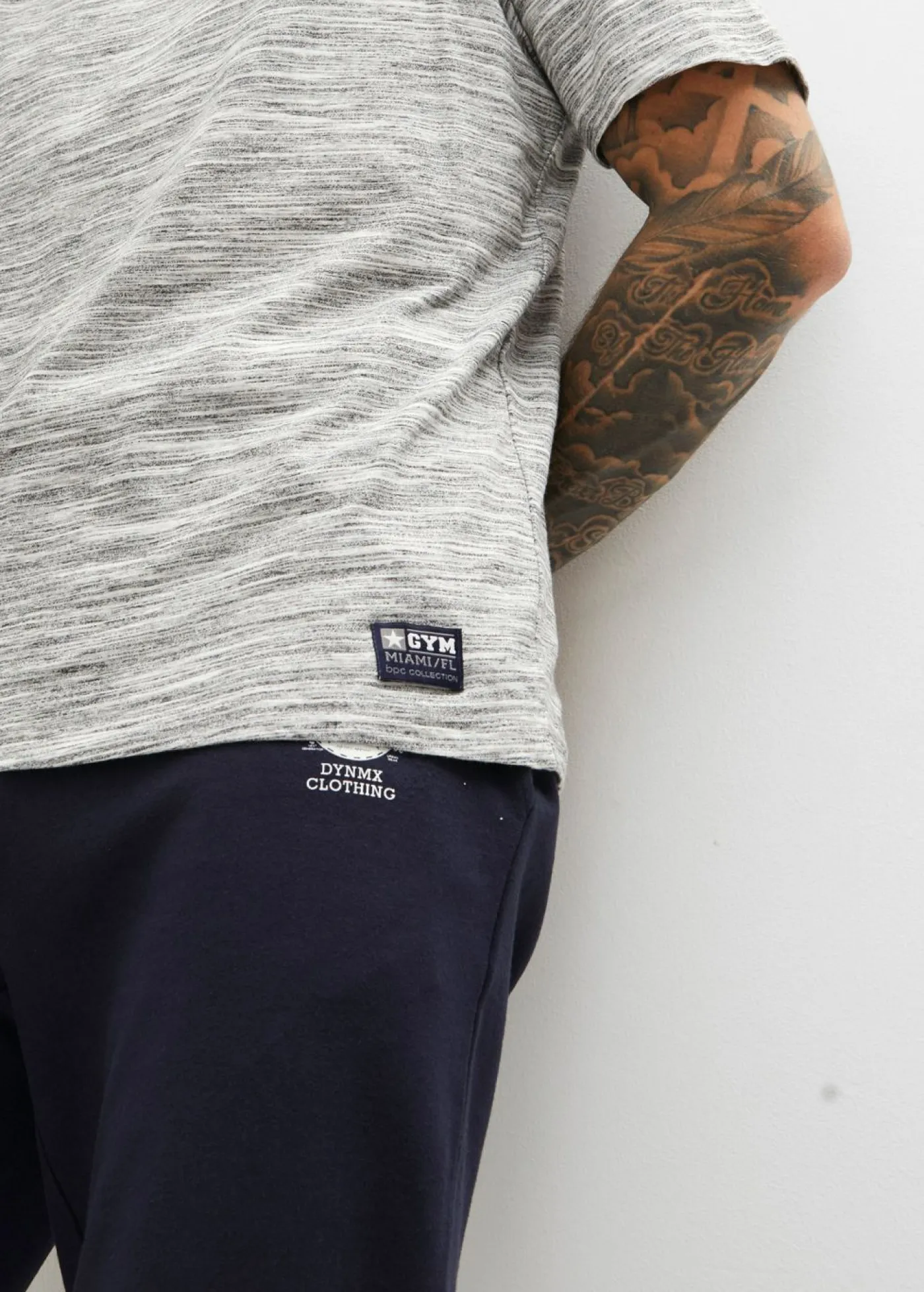 bonprix bonprix Ropa Deportiva|Camisetas Y Polos>Camiseta azul marino+blanco+gris jaspeado+pizarra moteado