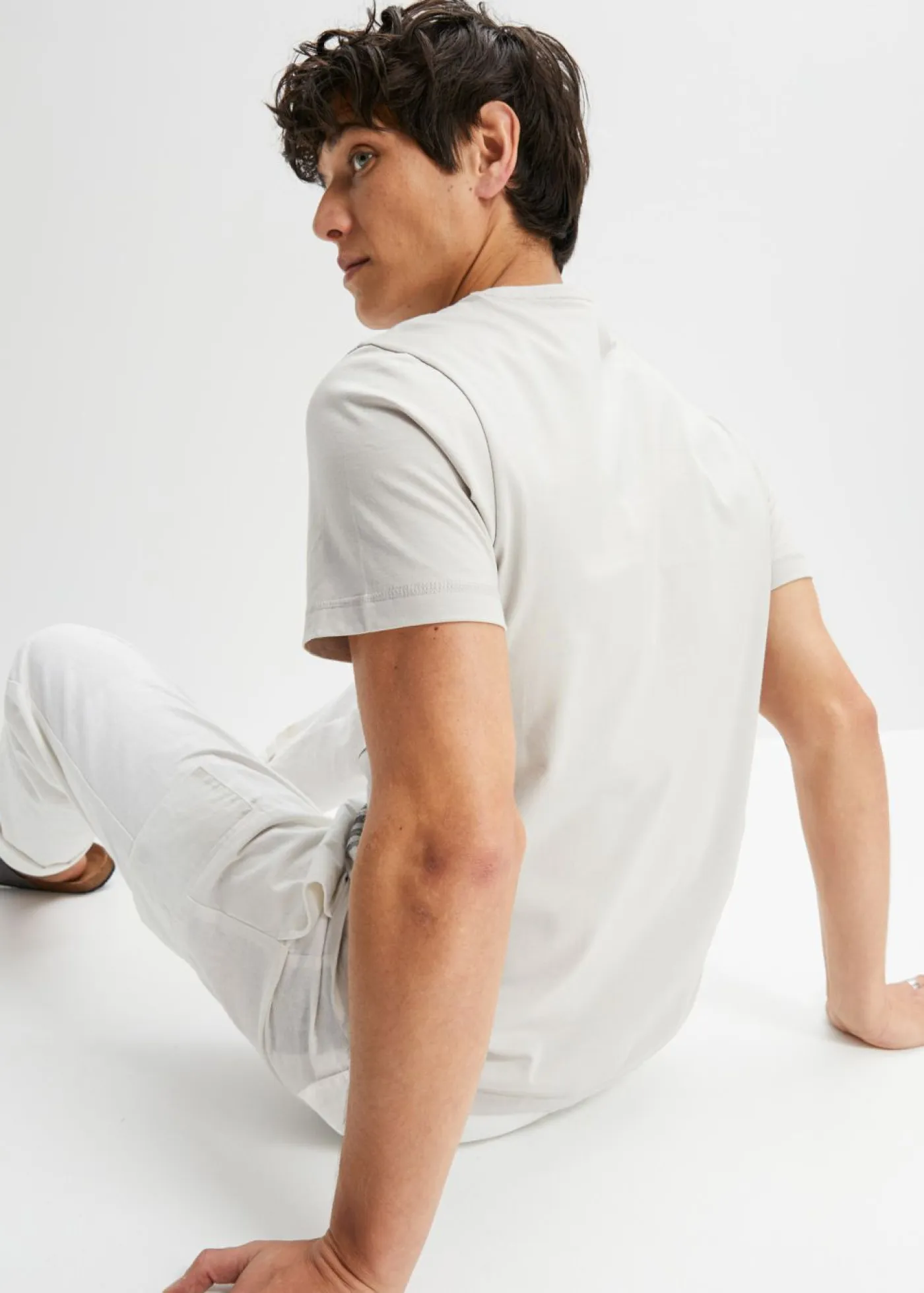 bonprix bonprix Camisetas Y Polos>Camiseta Plata mate estampado