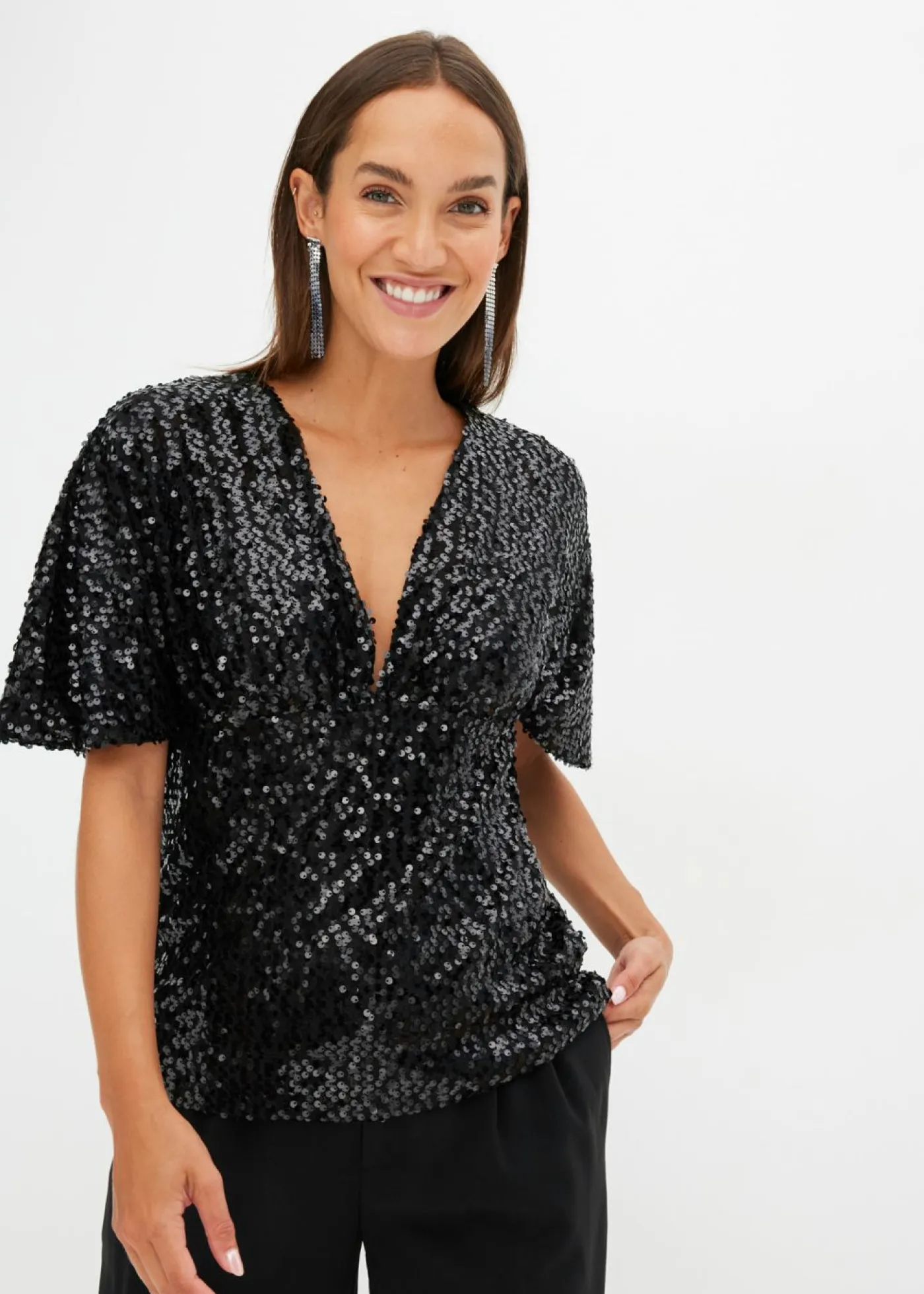 bonprix bonprix Camisetas>Camiseta Negro